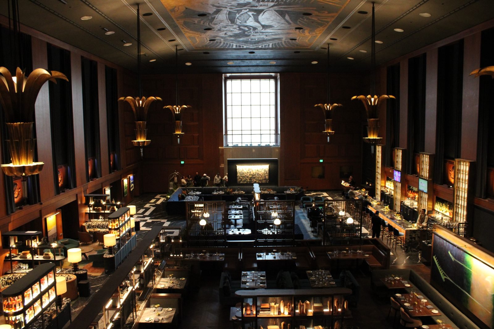 Stock & Bond restaurant inside the historic 1942 Farmers and Mechanics Bank hall at The Westin Minneapolis